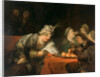 The Banquet of Ahasuerus, 1680s by Aert de Gelder