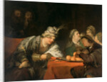 The Banquet of Ahasuerus, 1680s by Aert de Gelder