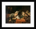 The Banquet of Ahasuerus, 1680s by Aert de Gelder