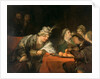 The Banquet of Ahasuerus, 1680s by Aert de Gelder