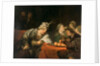 The Banquet of Ahasuerus, 1680s by Aert de Gelder