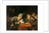 The Banquet of Ahasuerus, 1680s by Aert de Gelder