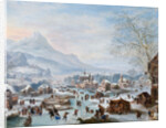 Winter Scene with Skaters by Jan Griffier