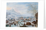 Winter Scene with Skaters by Jan Griffier