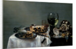 Breakfast Table with Blackberry Pie, 1631 by Willem Claesz Heda