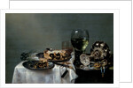 Breakfast Table with Blackberry Pie, 1631 by Willem Claesz Heda