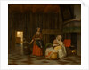 Woman and Child with Serving Maid, 1663-1665 by Pieter Hooch de