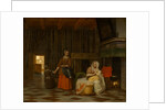 Woman and Child with Serving Maid, 1663-1665 by Pieter Hooch de