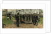 Military funeral, 1882 by Isaac Israëls