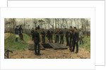 Military funeral, 1882 by Isaac Israëls