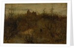 The enchanted castle by Matthijs Maris