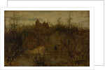 The enchanted castle by Matthijs Maris