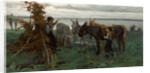 Boys herding donkeys, 1865 by Willem Maris