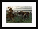 Boys herding donkeys, 1865 by Willem Maris