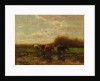 Cows at evening by Willem Maris