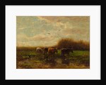 Cows at evening by Willem Maris