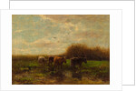 Cows at evening by Willem Maris