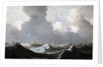 Four Vessels Running Before a Gale, 1630 by Pieter Mulier the Elder