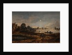 River view by moonlight, c. 1645 by Aert van der Neer