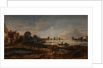River view by moonlight, c. 1645 by Aert van der Neer