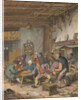 Room in an Inn with Peasants Drinking, Smoking and Playing Backgam, 1678 by Adriaen Jansz van Ostade