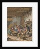 Room in an Inn with Peasants Drinking, Smoking and Playing Backgam, 1678 by Adriaen Jansz van Ostade