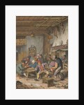 Room in an Inn with Peasants Drinking, Smoking and Playing Backgam, 1678 by Adriaen Jansz van Ostade