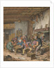 Room in an Inn with Peasants Drinking, Smoking and Playing Backgam, 1678 by Adriaen Jansz van Ostade