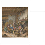 Room in an Inn with Peasants Drinking, Smoking and Playing Backgam, 1678 by Adriaen Jansz van Ostade