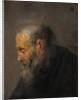 Study of an Old Man in Profile, c.1630 by Rembrandt van Rhijn