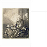 Woman with an Open Book on her Lap, ca 1639 by Rembrandt van Rhijn