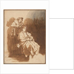 A Young Woman Having Her Hair Braided, ca 1637 by Rembrandt van Rhijn