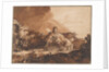 Cottages under a Stormy Sky, c. 1640 by Rembrandt van Rhijn