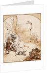The Prophet Jonah before the Walls of Nineveh, ca 1651 by Rembrandt van Rhijn