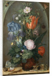 Flower Still Life with Two Lizards, 1603 by Roelant Savery