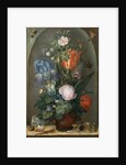 Flower Still Life with Two Lizards, 1603 by Roelant Savery