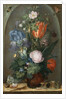 Flower Still Life with Two Lizards, 1603 by Roelant Savery