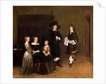 Portrait of a Family, 1656 by Gerard Ter Borch the Younger