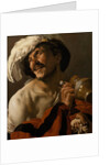 The Merry Drinker, 1625 by Hendrick Jansz Terbrugghen