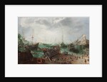 Harbour scene, c. 1615 by Adam Willaerts