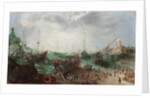 Harbour scene, c. 1615 by Adam Willaerts
