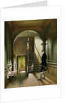 The Staircase of the London Residence of the Painter, 1828 by Pieter Christoffel Wonder