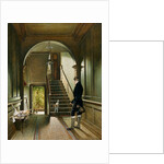 The Staircase of the London Residence of the Painter, 1828 by Pieter Christoffel Wonder