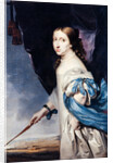 Portrait of Queen Christina of Sweden, 1661 by Abraham Wuchters