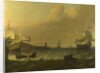 Dutch Men-of-war entering a Mediterranean Port, 1681 by Ludolf Bakhuizen