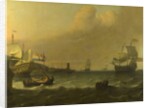 Dutch Men-of-war entering a Mediterranean Port, 1681 by Ludolf Bakhuizen