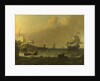 Dutch Men-of-war entering a Mediterranean Port, 1681 by Ludolf Bakhuizen