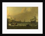 Dutch Men-of-war entering a Mediterranean Port, 1681 by Ludolf Bakhuizen
