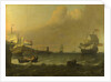 Dutch Men-of-war entering a Mediterranean Port, 1681 by Ludolf Bakhuizen