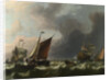 Dutch Men-of-war and Small Vessels in a Fresh Breeze off Enkhuizen, 1683 by Ludolf Bakhuizen